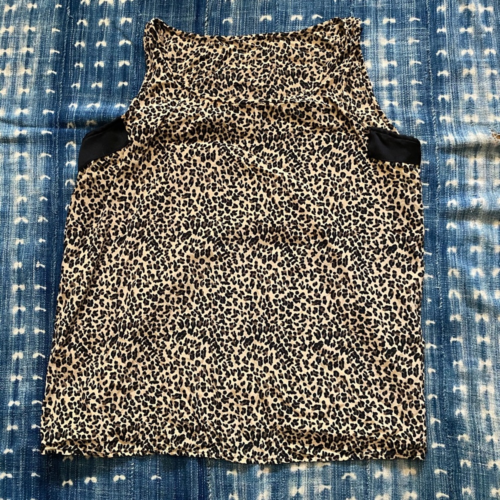 VTG Silk Leopard Tank M Rachel Comey Isabel Marant
